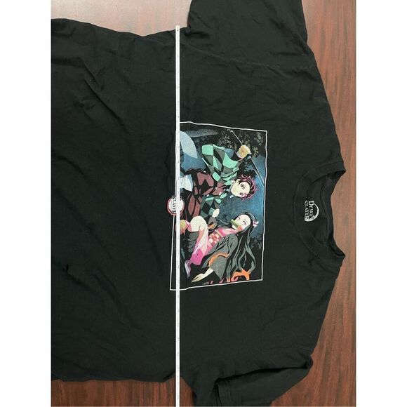 Demon Slayer Anime Black Short Sleeve Mens Graphic Tee Size X-Large - Picture 7 of 8